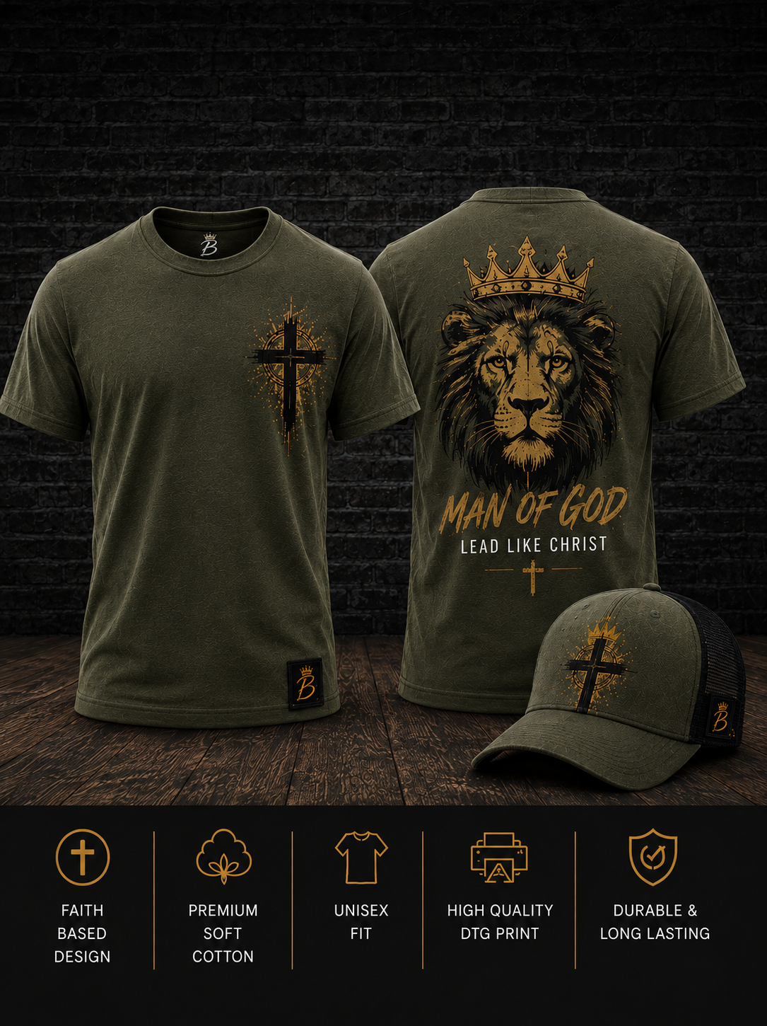 Man of God | Lead Like Christ Tee