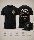 Built Different on Purpose | Faith Tee