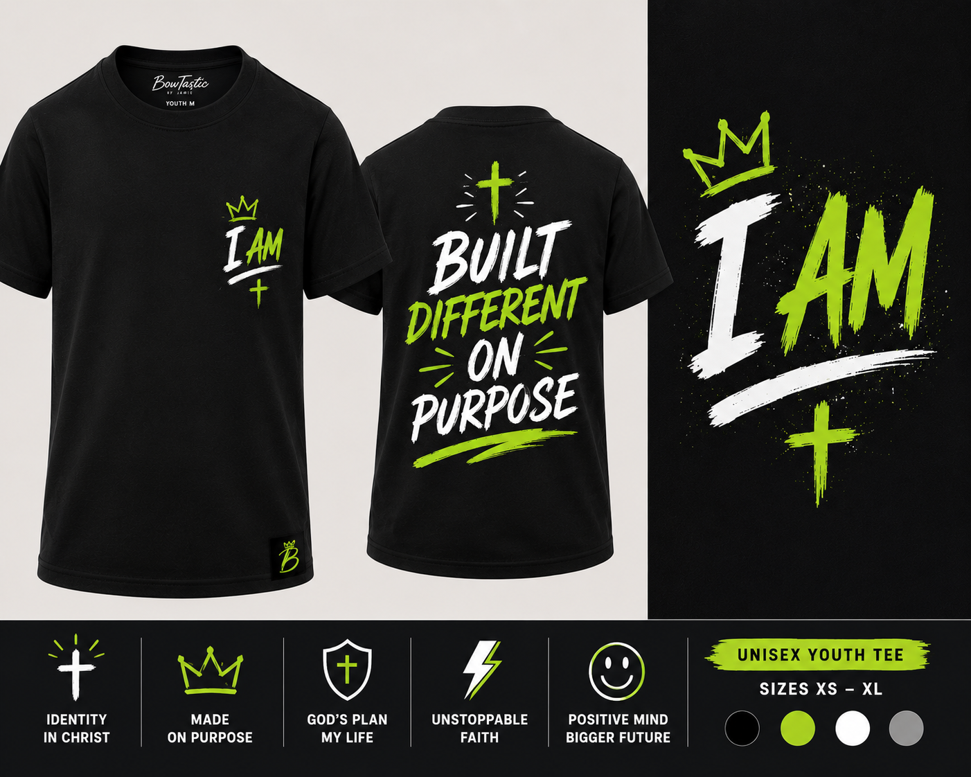 Built Different • On Purpose Youth Tee