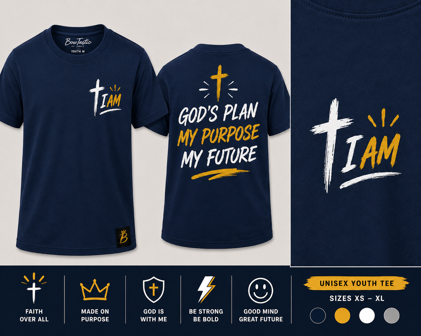 God’s Plan • My Purpose • My Future Youth Tee