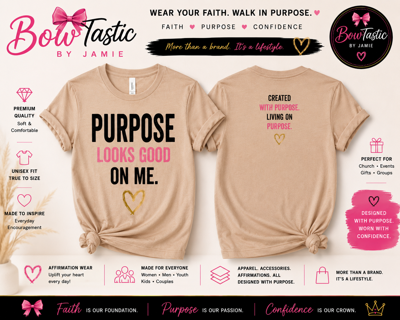 Purpose Looks Good on Me Tee