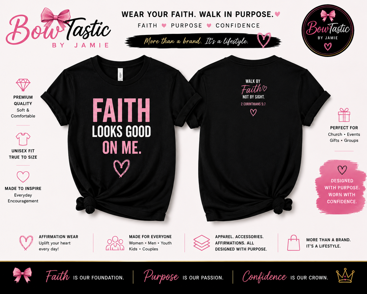 Faith Looks Good on Me Tee