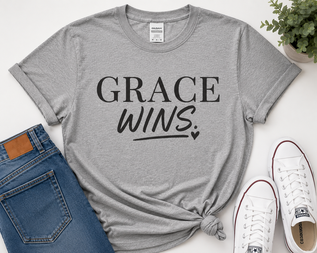 GRACE WINS. Tee